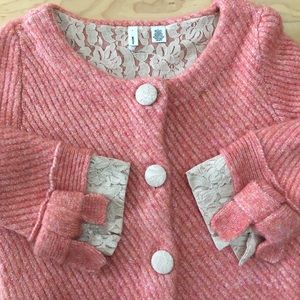 Anthro / Moth Vintage Knit  Button Up Cardigan / M